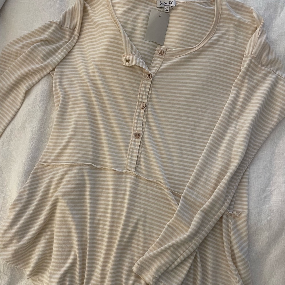 Splendid women’s striped long sleeve